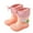Pink, variant on Rain Boots Toddler Girls Size 13 Toddler Kids Waterproof Light Up Rain Boots Patterns and Glitter Boots with Handles for Boys and Girls Size 8 Pink Unicorn Girl Rain Boots Size 12 Kids