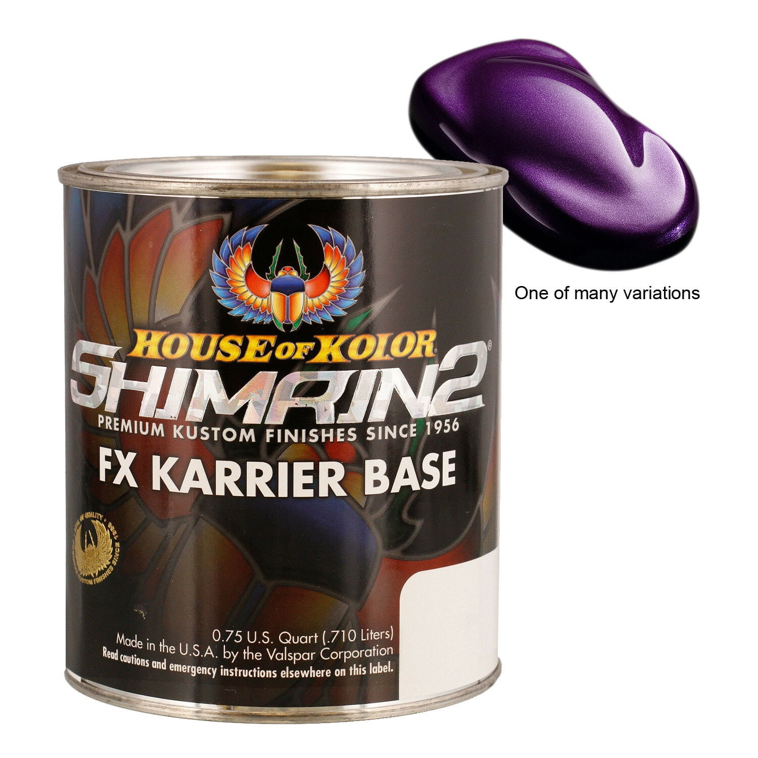Pavo Purple Shimrin2 (2nd Gen) Fx Karrier Basecoat, 1 Quart House of