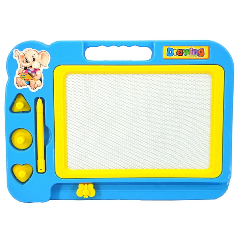 Cuoff Toy Kid Color Magnetic Writing Painting Drawing Board Toy Preschool Tool, Size: One size, Blue