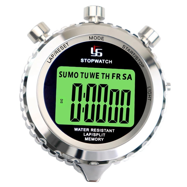 Seitruly Stopwatch Chronograph 40H Timer for Competitions Football Training Electrónica