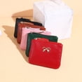 thumbnail image 3 of Monedero de mujer con cremallera de lichi, de piel suave, monedero, cartera, marea, 3 of 6