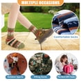 thumbnail image 5 of 8 Pairs Kids Toddlers Boys Girls Merino Wool Hiking Athletic Thermal Warm Winter Socks, 5 of 7