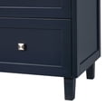 thumbnail image 7 of Ariel Monroe 66 Inch Single Oval Sink Bathroom Vanity With Carrara White Quartz Countertop 1.5 inch Edge In Midnight Blue, 7 of 7