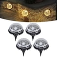 thumbnail image 4 of Luces De Tierra Para Exteriores, Luces Solares Para Jardín Paquete De 4 IP67 Diseño A Prueba De Agua ABS + PC Multifunción Para Patio, 4 of 8