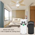 thumbnail image 3 of Kit de control remoto para ventilador de techo UBORSY FAN-53T Universal, 3 of 7