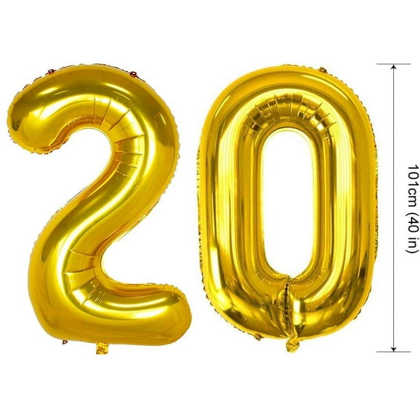 20 birthday online balloons