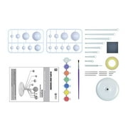 sdhkgrrt DIY Planetarium Solar System Model Kit, Astronomy Science ProjectToyforKidsTeens, Nine Planets Educational Building Kit, Rotating Solar System Model for Home Study Classroom Learning