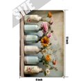 thumbnail image 5 of Floral Decor Flower & Bottle Retro Aluminum Sign 12x8 IN Metal Tin Sign Garden Flower Farmhouse Wall Decor Spring Flower Decor Tin Garden Signs for Outside Yard Sign, 5 of 6