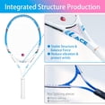 thumbnail image 4 of Pro Tennis Racket for Adults, 2 Player 27 inch Speed Tennis Racquet Acceptable for Beginner and Professional with 3 Tennis Balls, 2 Vibration Dampes, 2 Overgrips, Tennis Bag (Pink-Blue), 4 of 4