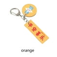 thumbnail image 3 of relayinert Key Chain Ring Fashion Cute Acrylic Door Car Keychain Holder Backpack Handbag Purse Wallet Keyring Jewelry Pendant Orange Type 1, 3 of 6