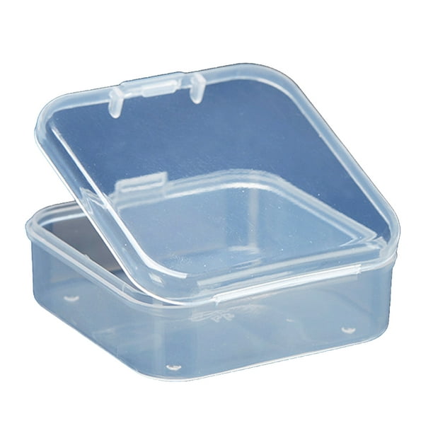freestylehome Bead Storage Boxes Transparent Durable Non-brittle Small  Plastic Containers with Lids DIY Small Plastic Box for Beads 