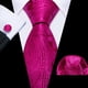 thumbnail image 2 of Corbata Barry.Wang de Seda con Estampado Paisley Rosa Fucsia 150x8.5 cm Set, 2 of 6