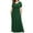 Dark Green, variant on POSESHE Women's Plus Size Short Sleeve Maxi Dress with Pockets，Tunic Swing T-Shirt Dress