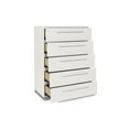 thumbnail image 5 of New Classic Furniture Sapphire Modern Solid Wood Chest in White, 5 of 6