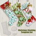 thumbnail image 3 of Handmade Christmas Stocking Template Kit DIY Christmas Acrylic Quilting I8G0, 3 of 9