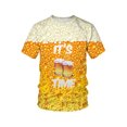 thumbnail image 1 of Innerwin Oktoberfest T-Shirt Col Rond Tee-Shirt de Vacances Manches Courtes Ample Été Tops Style-B 2XL, 1 of 3