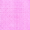 thumbnail image 1 of Ahgly Company Indoor Square Abstract Pink Contemporary Area Rugs, 4' Square, 1 of 4