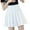 White, variant on High Fashion Women's Pleated Tennis Mini Skirt Casual Slim Fit Waist Design