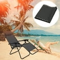 Phlegsive Chair Replacement Fabric for Outdoor Folding Lounge Black