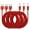 3Pack Red, variant on [3Pack 2ft/4ft/6ft] USB-A to USB-C Nylon Braided Type C Cable 3A Fast Charging Cord Compatible for iPhone 16/15 Series, Galaxy S20 20+ 20 Ultra S9 S8 / Note 9 8 Plus iPad Pro & More