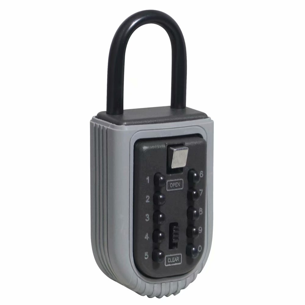 Professional Portable Key Safe Box Gray