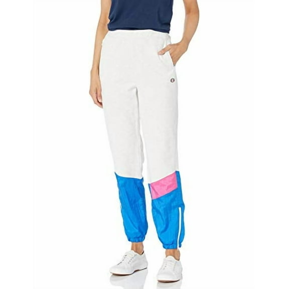 Champion Mixed Media Womens Active Pants Size Xs, Color: Velvet Evening/Multi