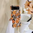 thumbnail image 1 of Funda de teléfono con soporte de flores y pintura al óleo para Samsung Galaxy Z Flip 3 4, funda bonita, fundas protectoras elaboradas para Z Flip4 Flip3 zflip4 5G zhangmengya LED, 1 of 2