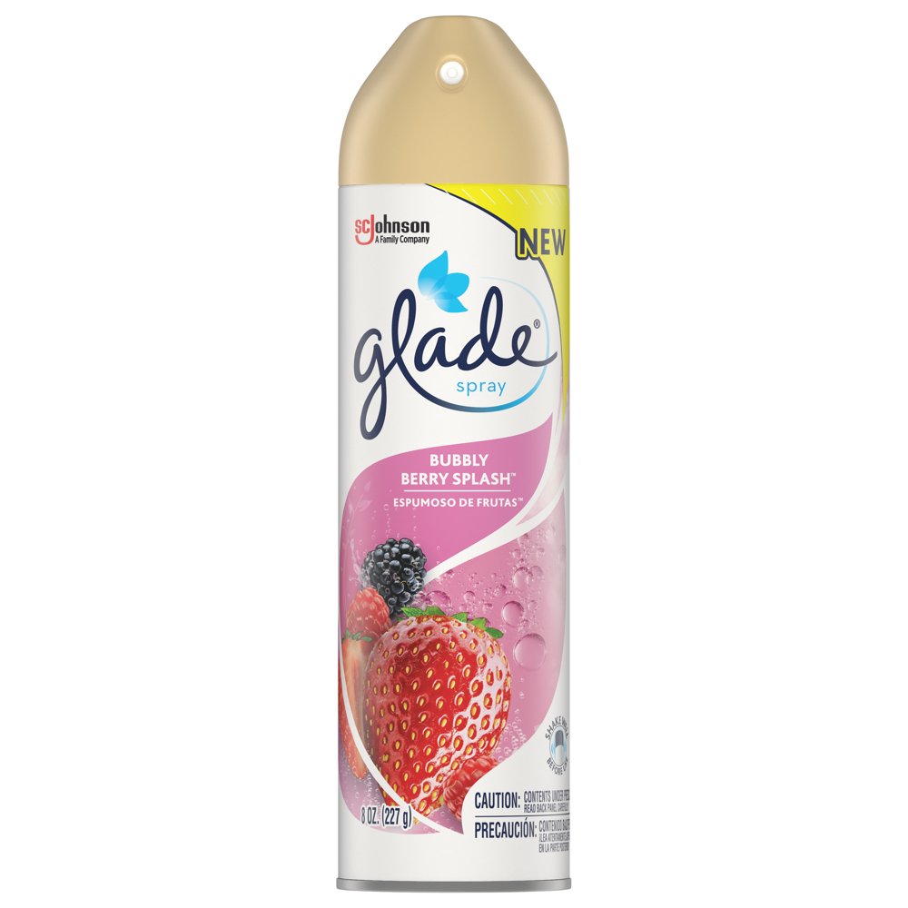 Glade Air Freshener Room Spray, Bubbly Berry Splash, 8oz