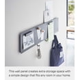 thumbnail image 2 of Yamazaki Home  Wall-Mounted Magnet Board, Steel, Holds 4.4 lbs - L 0.6 x W 27.6 x H 5.9 inches Black, 2 of 7
