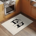 thumbnail image 2 of 2x3 Ft Entryway Area Rug, Letter E Kitchen Rug Runner Washable Floor Mat, Monogram Words Non Slip Indoor Door Mat Throw Carpet for Bathroom Living Room Bedroom, 2 of 8