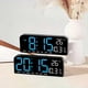 thumbnail image 4 of TIMESS large-screen LED alarm clock can display weekly temperature and humidity, and can be set to a certain time. It is suitable for placing on the b, 4 of 4