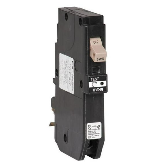 Eaton 3004192 20A Arc Fault & Ground Fault Single Pole Circuit Breaker