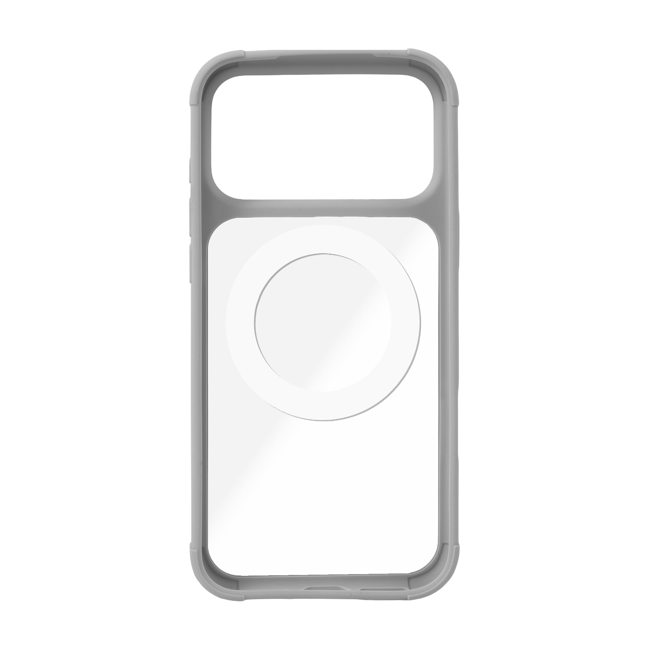 onn iPhone 18 Pro Max and iPhone 17 Pro Max Bumper Cell Phone Case with MagSafe & 360 Ring Kickstand, Clear