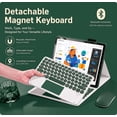 thumbnail image 2 of Wireless Keyboard Cover with Trackpad & Mouse for Lenovo Idea Tab Pro 12.7 Inch 2025,DarkGreen, 2 of 7