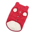 thumbnail image 3 of Ropa para Perros Pequeños Yinane Chaqueta de Invierno Rojo, 3 of 8