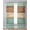 Teal, variant on Farmhouse Teal Blue Brown Sheer Curtains 84 Inch Length 2 Panels Set for Living Room/Bedroom, Vintage Wooden Striped Kitchen Curtains Grommet Semi-Sheer Curtains Drapes Window Treatments 42"x84"x2