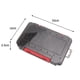 thumbnail image 2 of Caja de Aparejos de Pesca Wdftyju Doble Cara 14 Compartimentos Rojo, 2 of 5