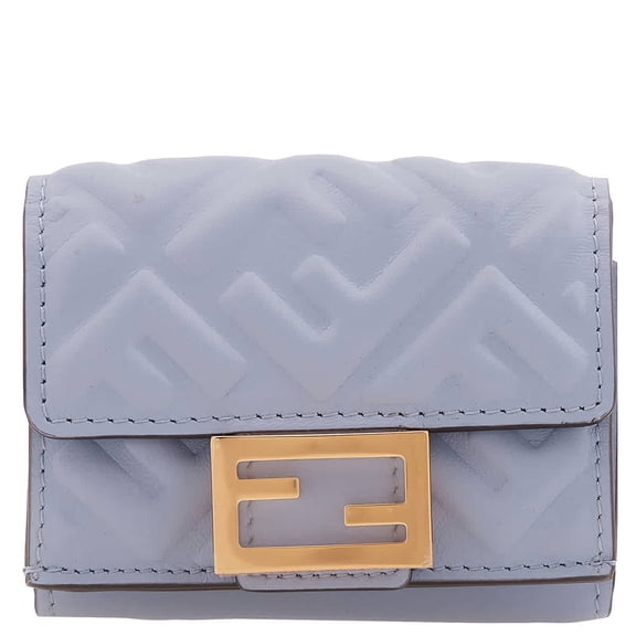 Fendi Tri-Fold Baguette Micro Wallet
