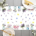 thumbnail image 3 of SUNOLIFE Rustic Floral Table Runner,Spring Flower Kitchen Dining Table Decoration for Home Party 13 x 108 Inch, 3 of 4