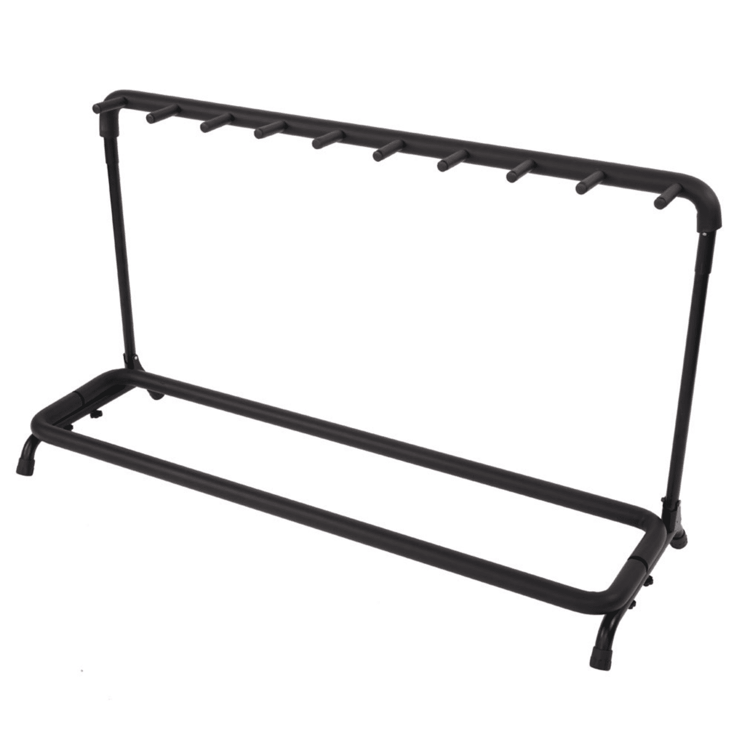 Hassch Guitar Stand, 9-Slot Guitar Rack, Multi-Guitar Display Holder, Black