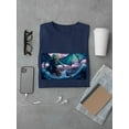 thumbnail image 3 of Cthulhu At Sea T-Shirt Men -Anthony Chirstou Designs, Male 3X-Large, 3 of 4