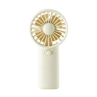 SHENGXINY Small Fan Clearance Mini Portable Small Fan Powerful Handheld Battery Type (Excluding Batteries) Fan Coolings Fan Suitable For Outdoor Travel Fan For Women, Girls And Children White