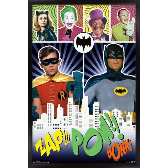 Trends International Batman Printed Comics Framed Posters, 14.72" x 22.37"