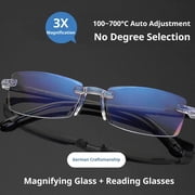 2 Pack Auto Focus Glasses Self Adjusting For Men & Women, Adjustable Intelligent Dual Focus Glasses Far And Near