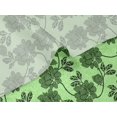 thumbnail image 6 of oneOone Velvet Mint Green Fabric Leaves & Clover Fabric For Sewing Printed Craft Fabric By The Yard 58 Inch Wide, 6 of 7