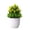 Yellow, variant on SPRING PARK Mini Plastic Fake Green Grass Plants with Pots for Home Decor Indoor