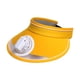 thumbnail image 2 of Visera para el sol, sombrero para fanáticos, gorras para exteriores, sombrero ajustable para el sol, viseras integradas, sombrero con ventilador para Amarillo, 2 of 8