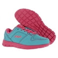 thumbnail image 4 of Fila Speed Runner PS Girls Shoes Size 10.5, Color: Blue/Pink, 4 of 5
