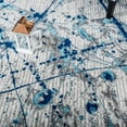 thumbnail image 3 of Soft Off White Grey Abstract Splash Area Rug, Colorful Modern Ombre Living Room, Bedroom Carpet, 3 of 9