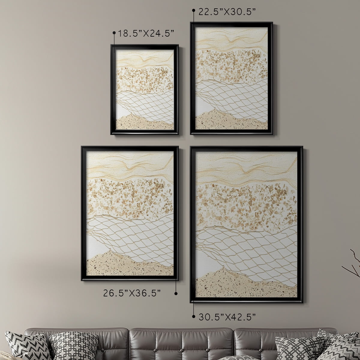 Coast Away I Premium Framed Print, in Gold, Black, or Silver - Ready to Hang